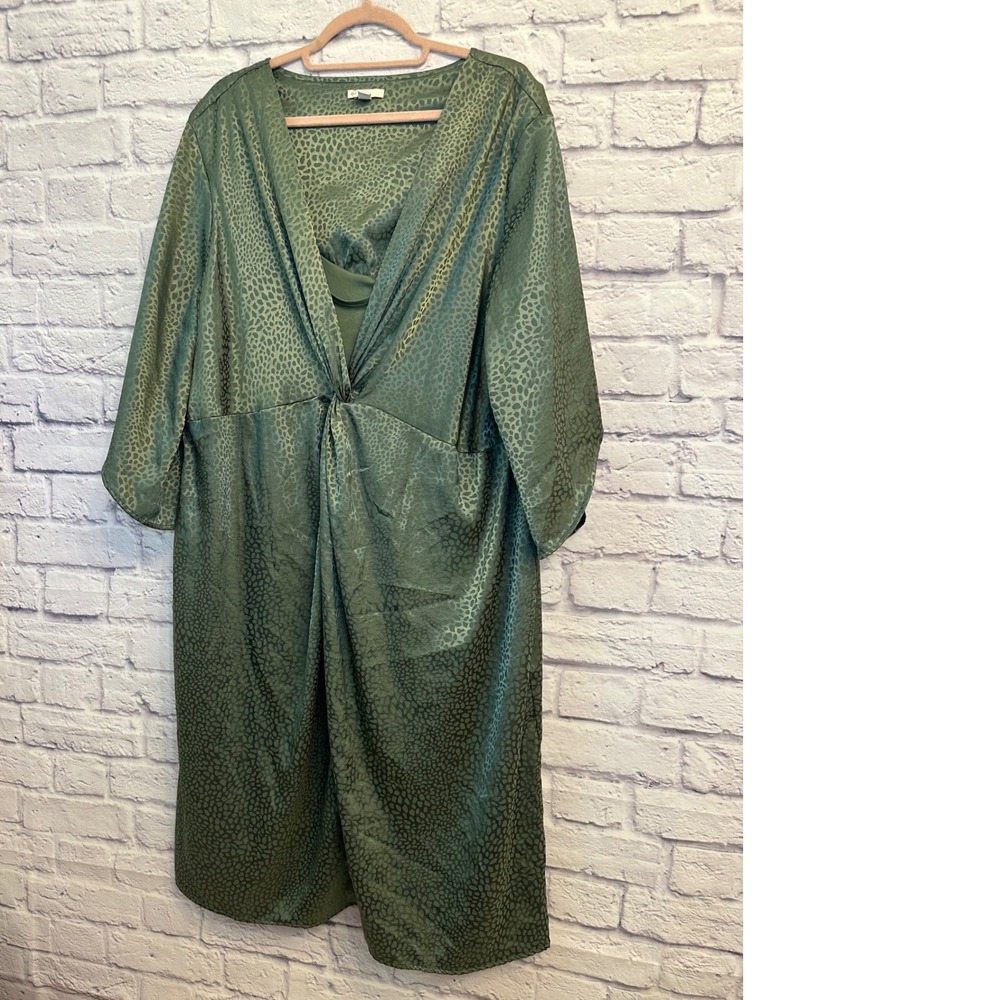 Cato Green Midi Dress